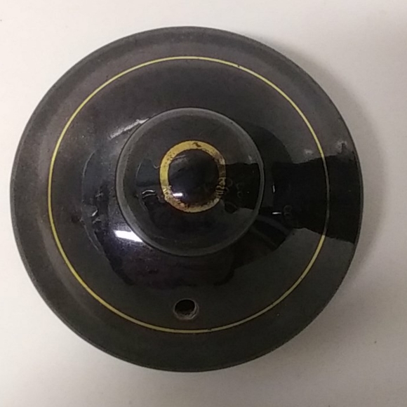 VNTG Coffee Pitcher Pot with Lid Hand Paint - Picture 4 of 7